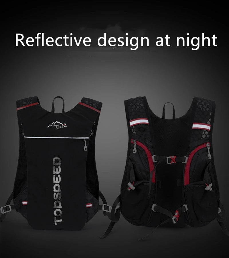 Outdoor Trail Running 5L Ultralight Backpack Hydration Jogging Vest Men Breathable Marathon Bicycle Bag Fitness Running Bag