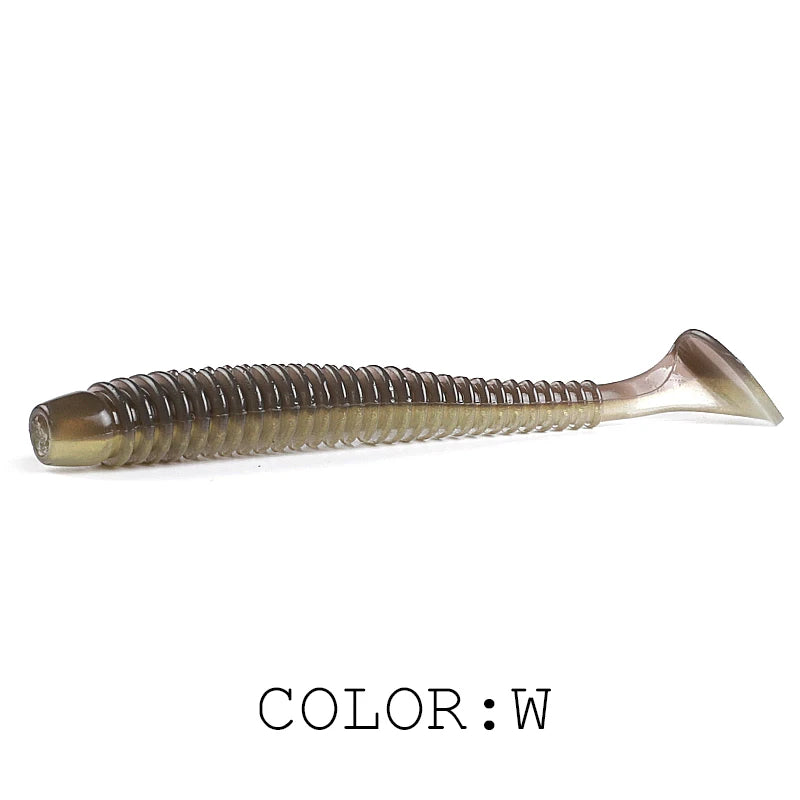 Supercontinent Swing Impact Ring Shad Fishing Lure 6pcs/10pcs/20pcs Artificial Pesca Leurre Souple Fishing Lures