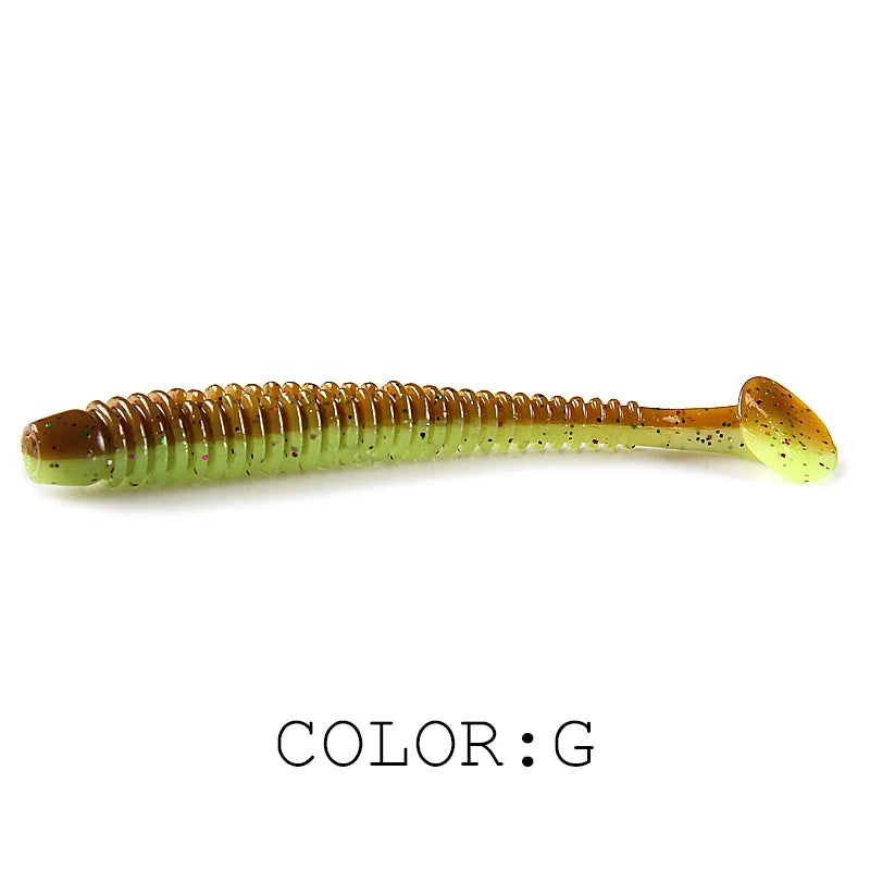 Supercontinent Swing Impact Ring Shad Fishing Lure 6pcs/10pcs/20pcs Artificial Pesca Leurre Souple Fishing Lures