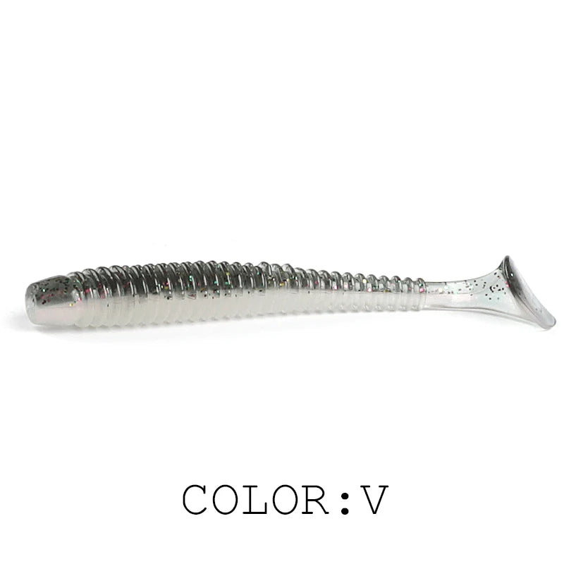 Supercontinent Swing Impact Ring Shad Fishing Lure 6pcs/10pcs/20pcs Artificial Pesca Leurre Souple Fishing Lures