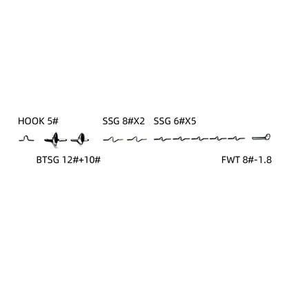 NooNRoo DIY IM8 9ft Fly Rod Kit