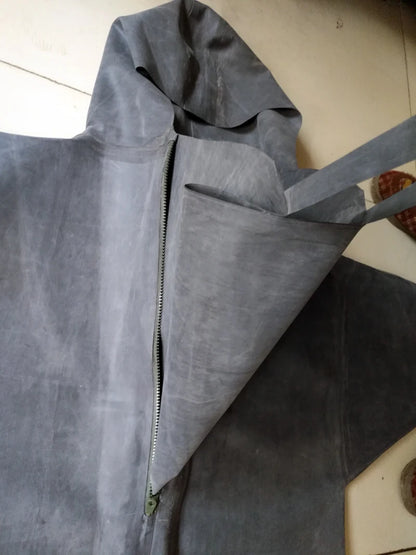 1mm Rubber Zip Wader Suit with Socks