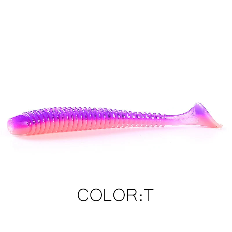 Supercontinent Swing Impact Ring Shad Fishing Lure 6pcs/10pcs/20pcs Artificial Pesca Leurre Souple Fishing Lures