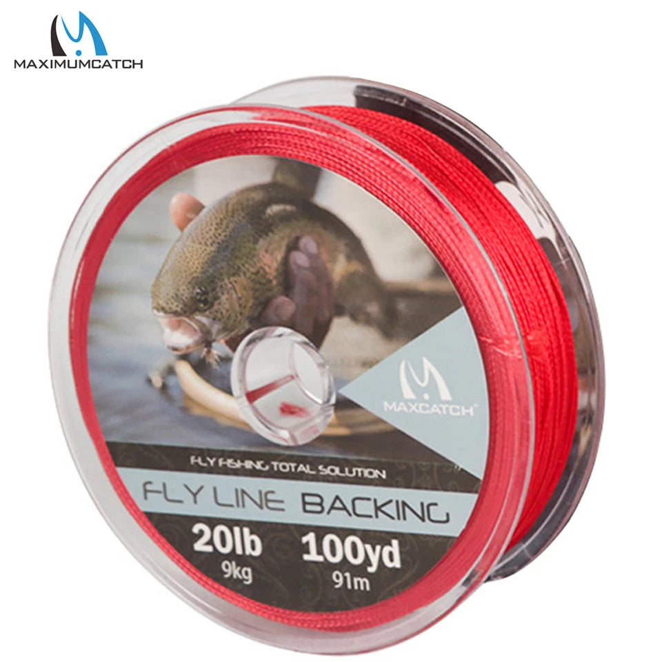 MAXIMUMCATCH Braided Fly Backing 100-300 Yds
