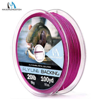 MAXIMUMCATCH Braided Fly Backing 100-300 Yds
