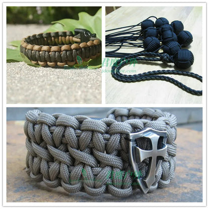 Military 550 Paracord Rope 100M 50M 31M 7 Strand 4mm Parachute Cord Camping Survival Tactical Hiking DIY Bracelet Tent Line