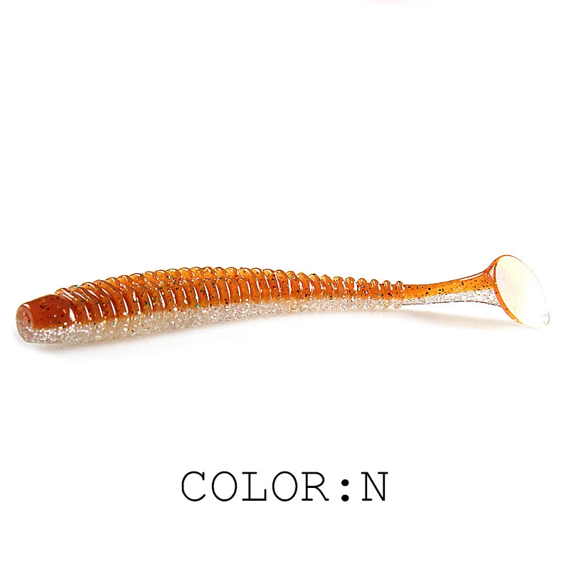 Supercontinent Swing Impact Ring Shad Fishing Lure 6pcs/10pcs/20pcs Artificial Pesca Leurre Souple Fishing Lures