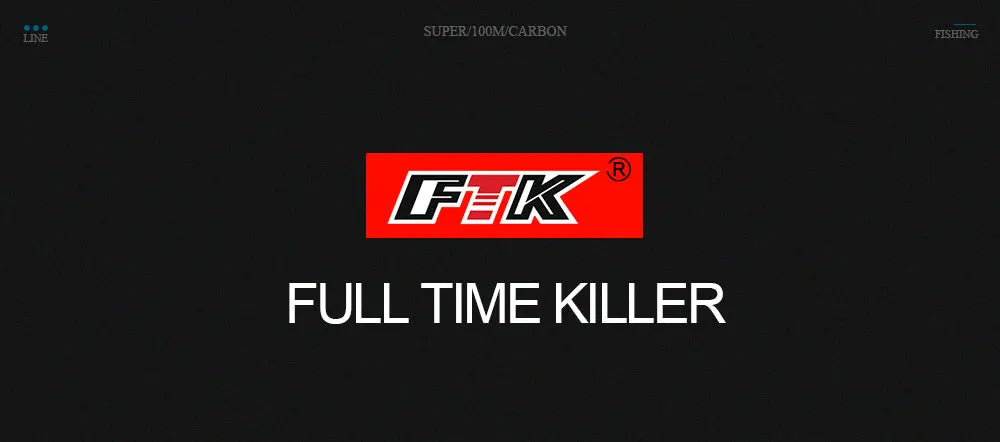 FTK Fluorocarbon Leader Line 100m