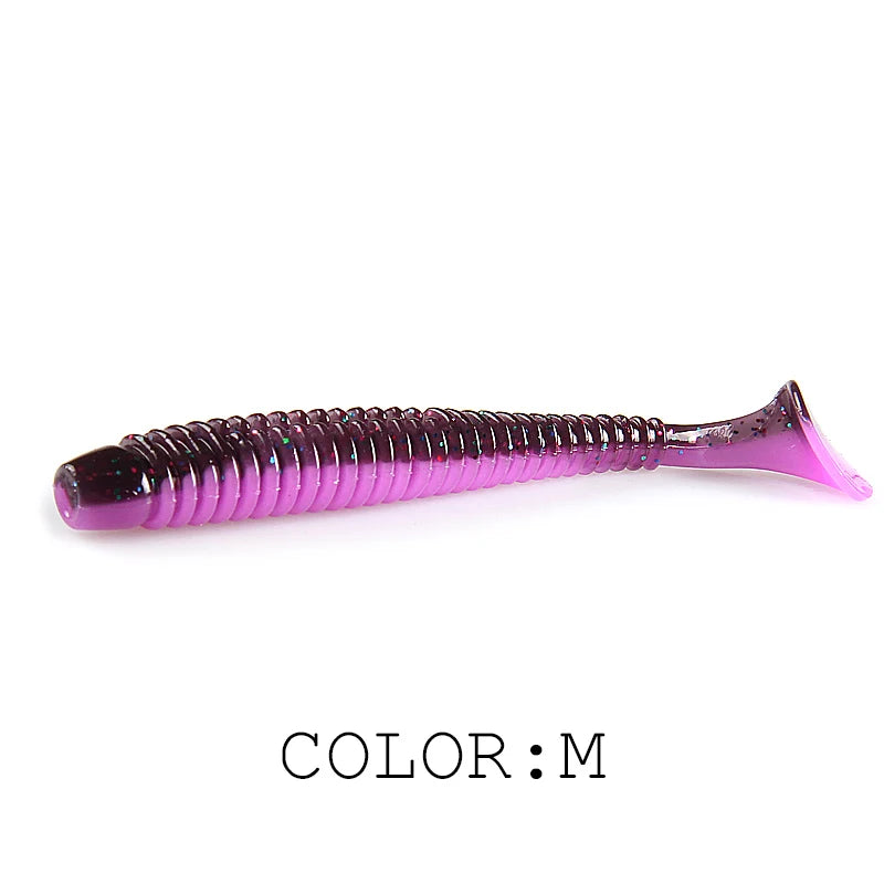 Supercontinent Swing Impact Ring Shad Fishing Lure 6pcs/10pcs/20pcs Artificial Pesca Leurre Souple Fishing Lures