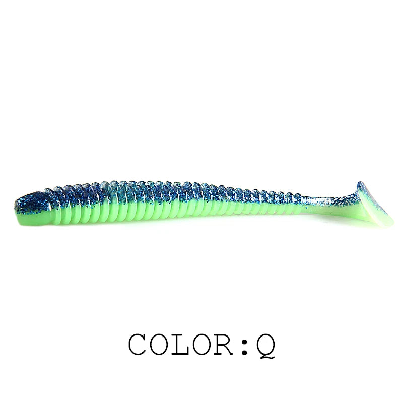 Supercontinent Swing Impact Ring Shad Fishing Lure 6pcs/10pcs/20pcs Artificial Pesca Leurre Souple Fishing Lures
