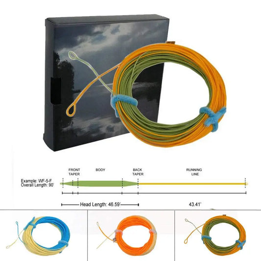 Aventik WF Floating Double Color Fly Line