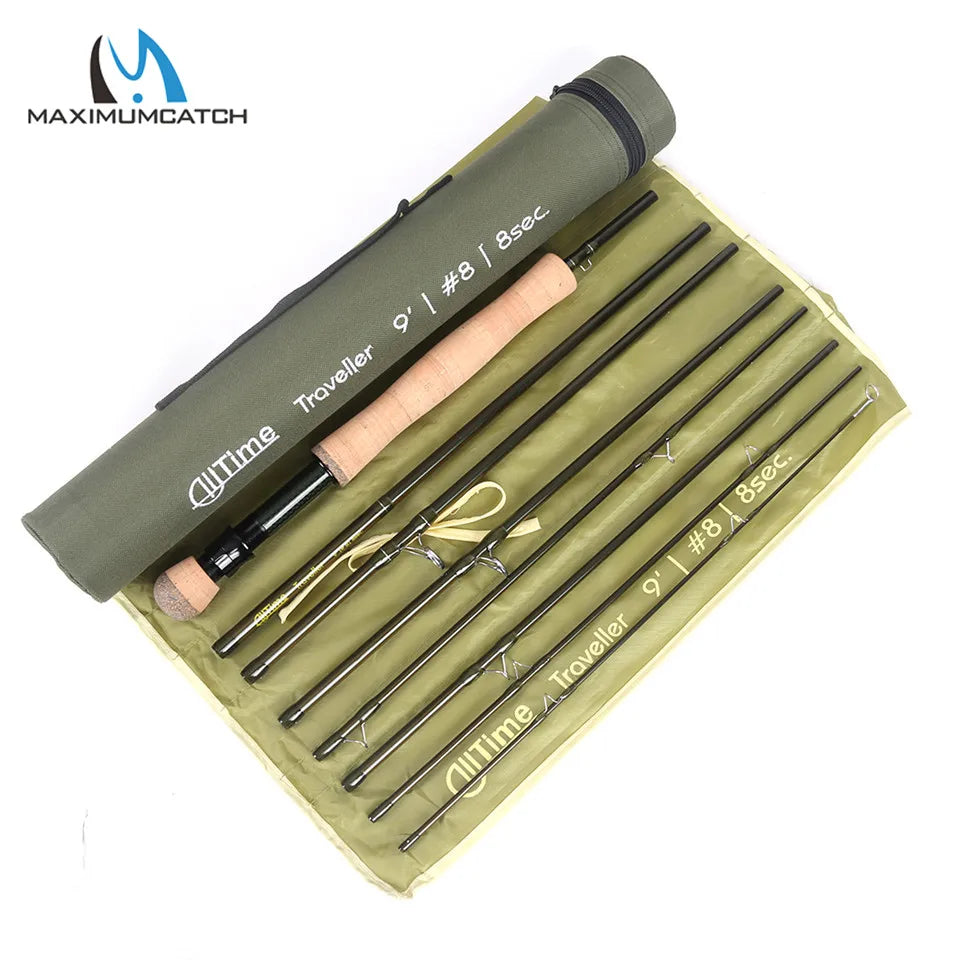Maximumcatch AllTime 9ft 8-Piece Travel Fly Rod (5-8WT)