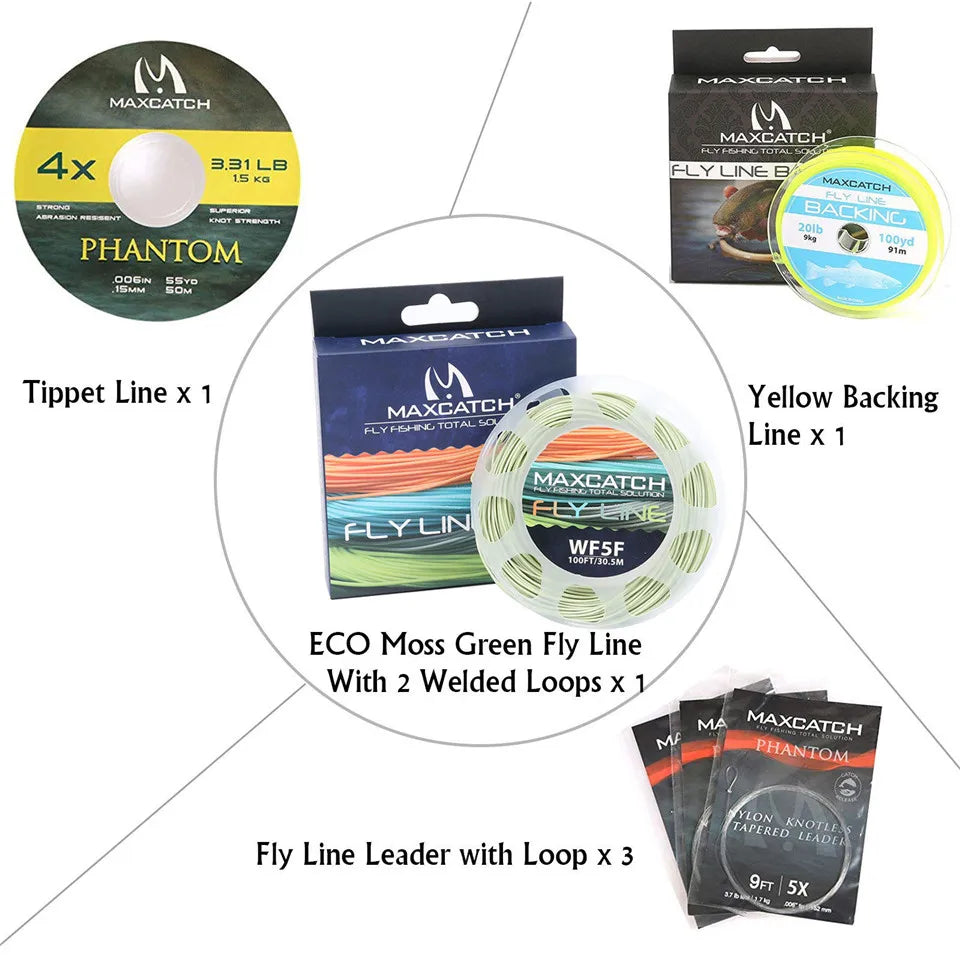 Maximumcatch WF Floating Fly Line with Backing