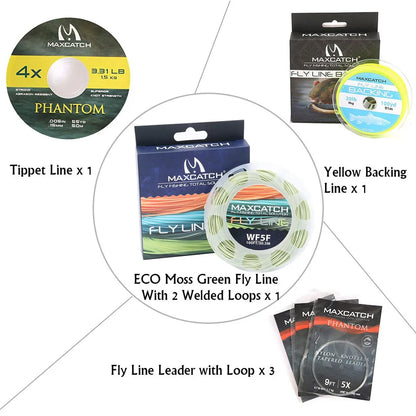 Maximumcatch WF Floating Fly Line with Backing