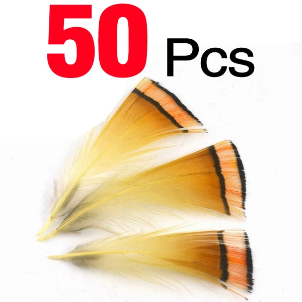 MNFT Golden Pheasant Tippet Feathers (50 Pack)
