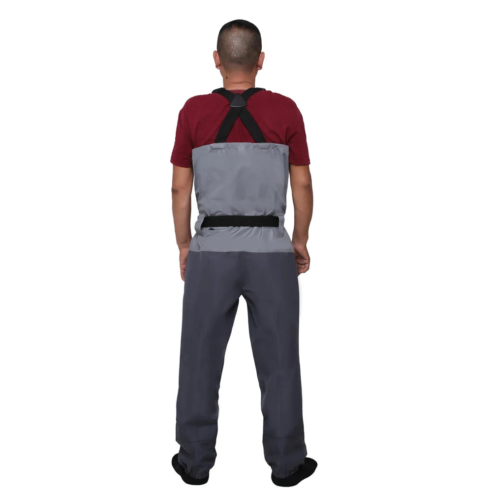 5-Layer Breathable Stockingfoot Fishing Chest Waders