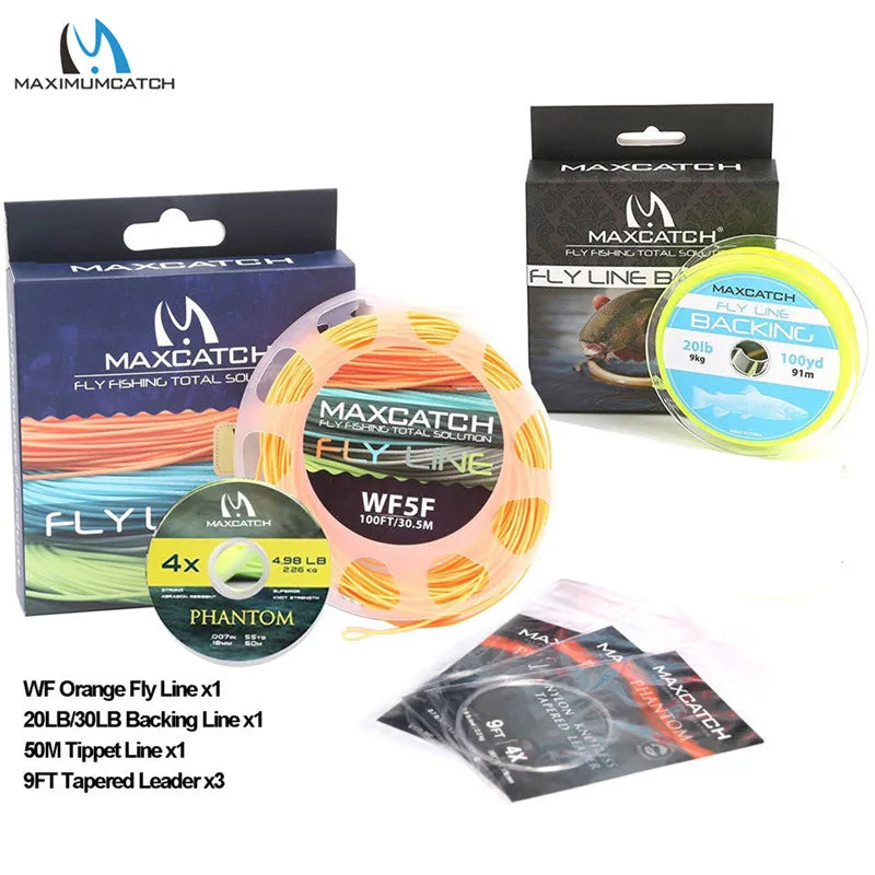 Maximumcatch WF Floating Fly Line with Backing