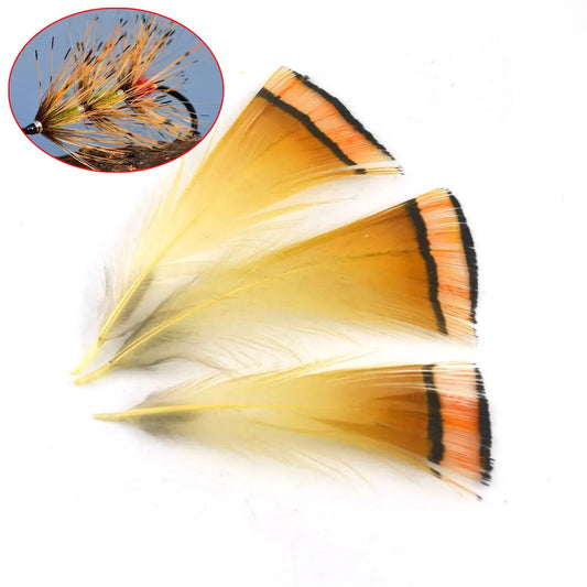 MNFT Golden Pheasant Tippet Feathers (50 Pack)