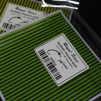 Synthetic Peacock Quill Body Wrap Sheets (4 Pack)