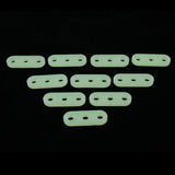 10pcs 5mm Plastic Luminous 3 Hole Camping Tent Cord Rope Adjusters Runners Tent Accessories for Awning Canopy