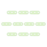 10pcs 5mm Plastic Luminous 3 Hole Camping Tent Cord Rope Adjusters Runners Tent Accessories for Awning Canopy