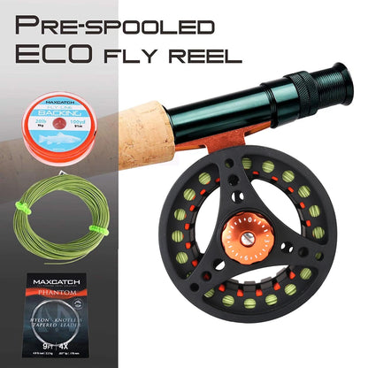 MAXIMUMCATCH ECO Ultra-Light Large Arbor Fly Reel 2-8WT