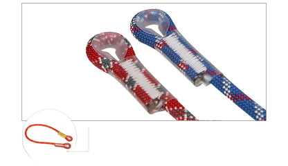 Xinda Rock Climbing Lanyard 10.5mm Static Rope 20KN Protective Eye-to-eye Pre-Sewn Cord Loop Sling Mountaineering Equipment
