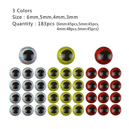 3D Holographic Lure Eyes Set (549 Pieces)