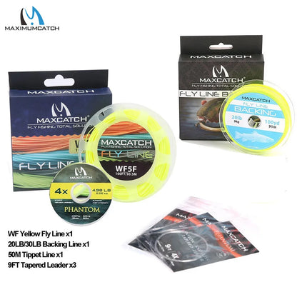 Maximumcatch WF Floating Fly Line with Backing