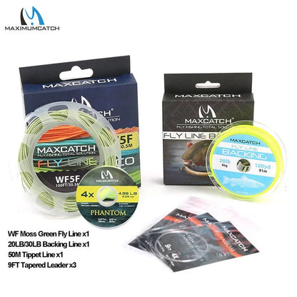 Maximumcatch WF Floating Fly Line with Backing