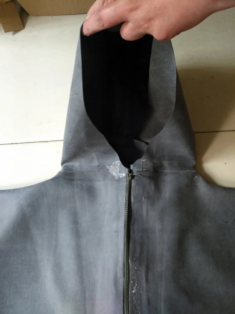 1mm Rubber Zip Wader Suit with Socks