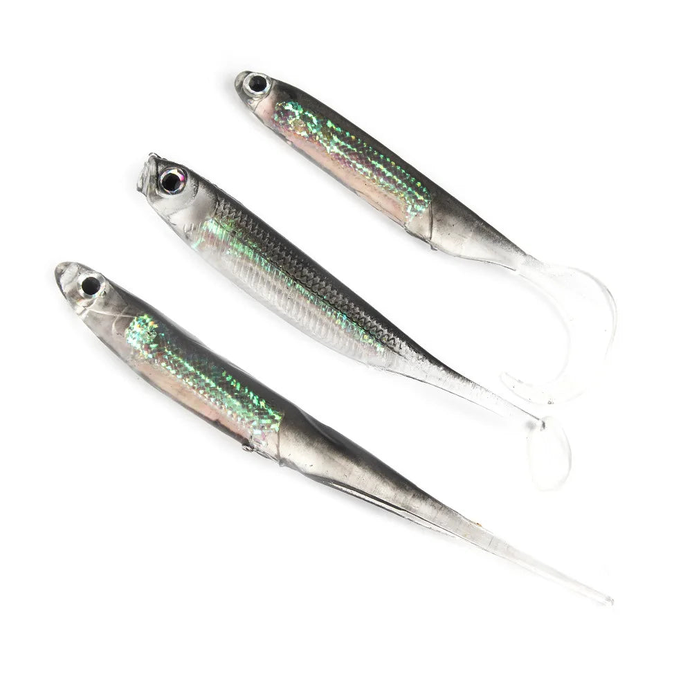 T-Tail Spinner Soft Baits (5 Pack)