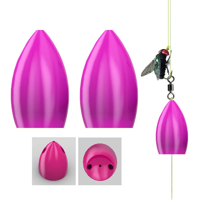 Long Cast Fly Lure Assistor Float