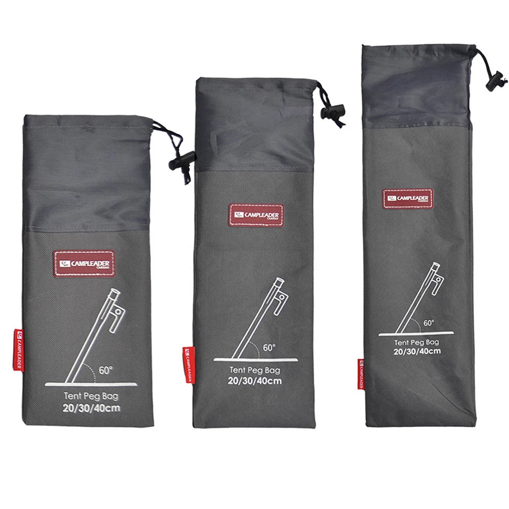 Outdoor Camping Equipment Stake Storage Bags Tent Accessories Hammer Wind Rope Tent Pegs Nails Storage Bag