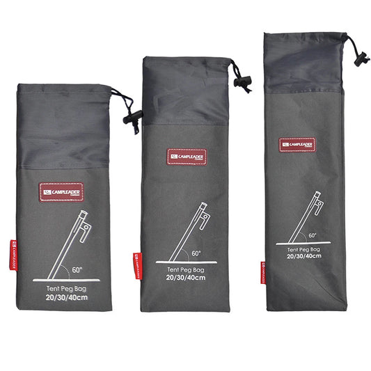 Outdoor Camping Equipment Stake Storage Bags Tent Accessories Hammer Wind Rope Tent Pegs Nails Storage Bag