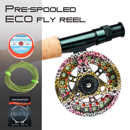 MAXIMUMCATCH ECO Ultra-Light Large Arbor Fly Reel 2-8WT