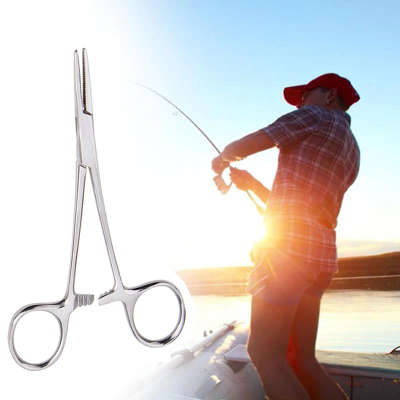 Locking Hemostat Fishing Forceps (12.5-18cm)