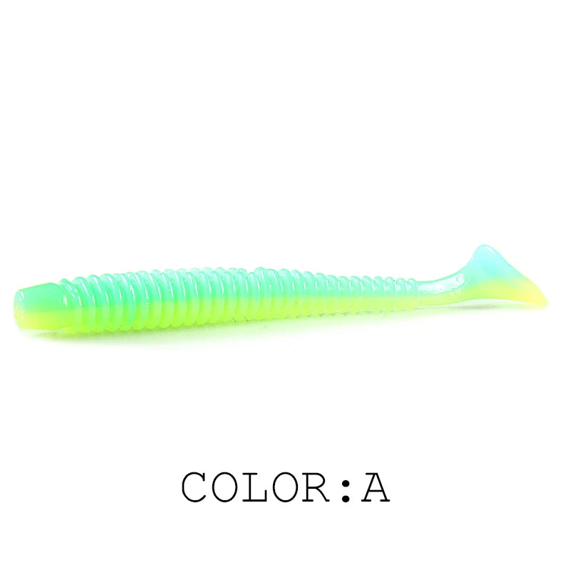 Supercontinent Swing Impact Ring Shad Fishing Lure 6pcs/10pcs/20pcs Artificial Pesca Leurre Souple Fishing Lures
