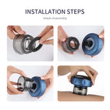 Smart Vacuum Suction Cup Cupping Therapy Massage Jars Anti-Cellulite Massager Body Cups Rechargeable Fat Burning Slimming Device