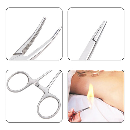 Locking Hemostat Fishing Forceps (12.5-18cm)
