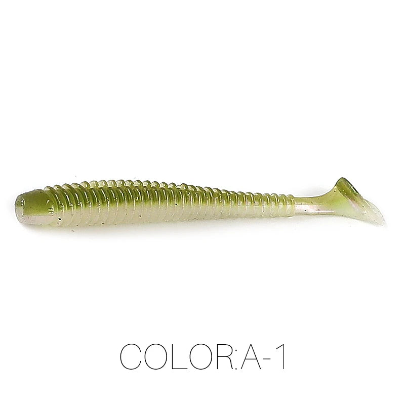 Supercontinent Swing Impact Ring Shad Fishing Lure 6pcs/10pcs/20pcs Artificial Pesca Leurre Souple Fishing Lures