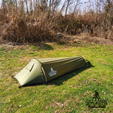 Lightweight Backpacking Tent with Carry Bag, Portable Waterproof Tent for Camping, Hiking, Bivy Tent, 1 Person