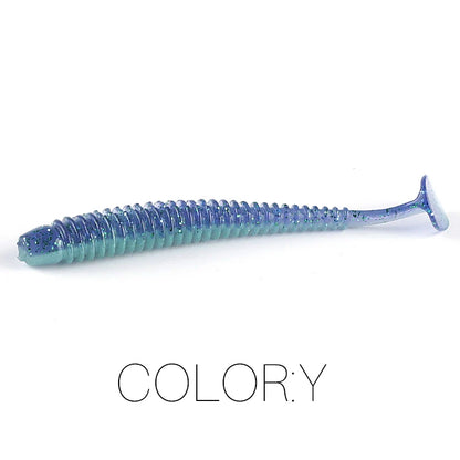 Supercontinent Swing Impact Ring Shad Fishing Lure 6pcs/10pcs/20pcs Artificial Pesca Leurre Souple Fishing Lures