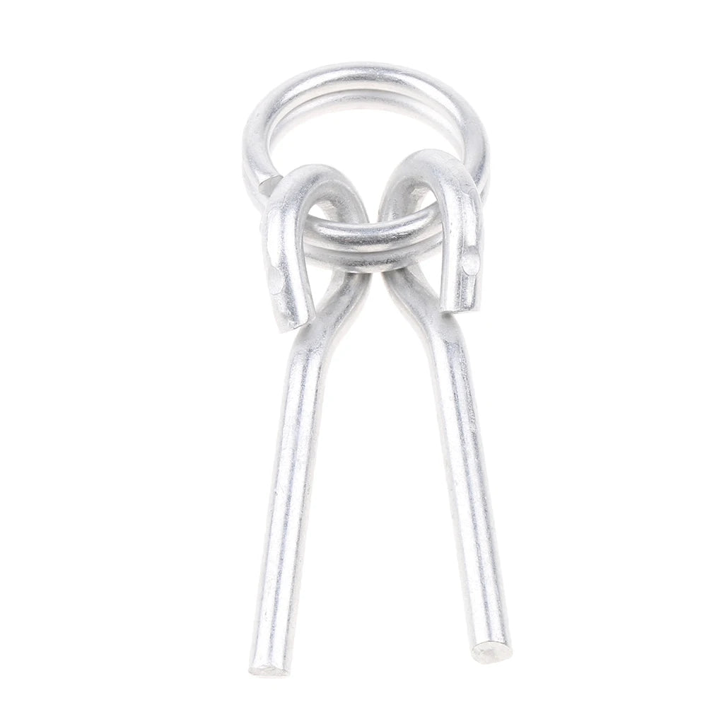 Premium Awning Tent Pole Rings With 2 Pins For Outdoor Camping Hiking Travel Tents Accessories