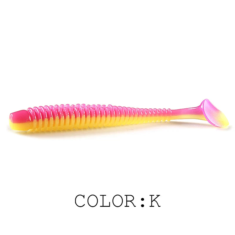 Supercontinent Swing Impact Ring Shad Fishing Lure 6pcs/10pcs/20pcs Artificial Pesca Leurre Souple Fishing Lures