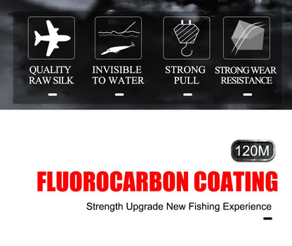 FTK Fluorocarbon Coated Line 120m