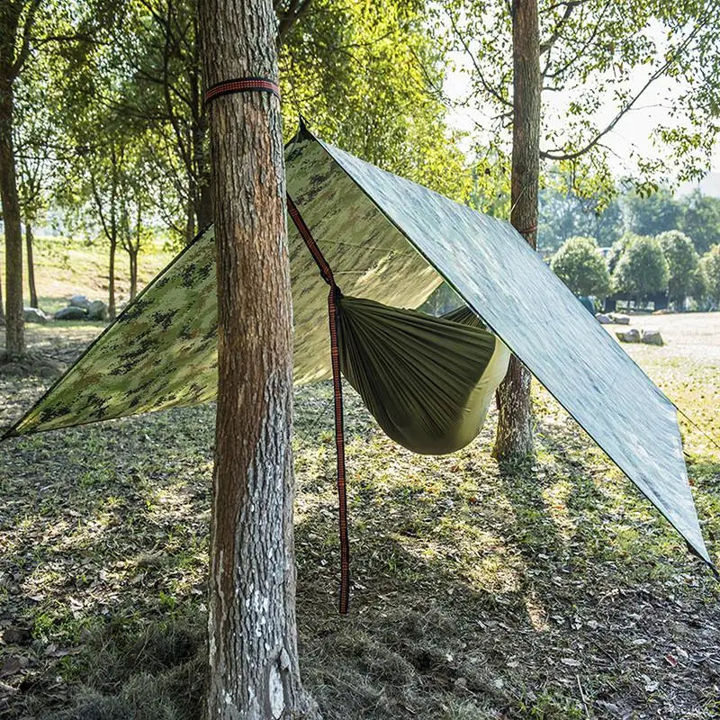 Outdoor Tarp Camping Sun Shelter Waterproof Beach Awning Beach Tent Rain Shelter