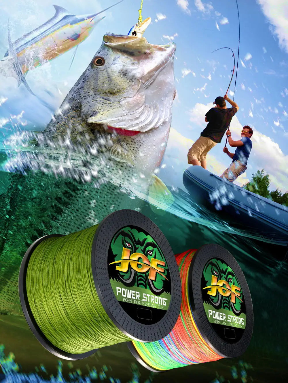 JOF 4 Strand Braided PE Fishing Line