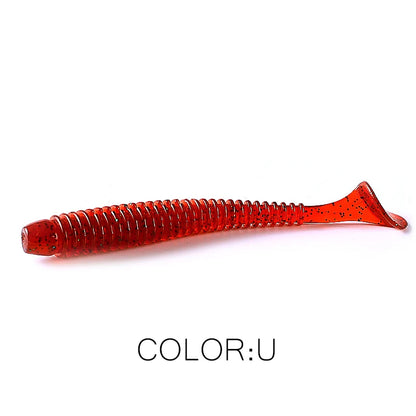 Supercontinent Swing Impact Ring Shad Fishing Lure 6pcs/10pcs/20pcs Artificial Pesca Leurre Souple Fishing Lures