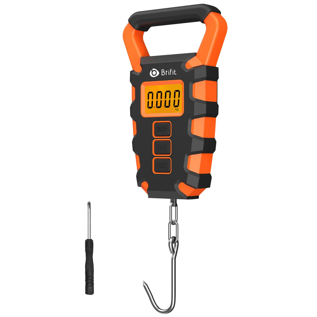 Digital Fish Scale with Tape Measure, 50kg / 110lb